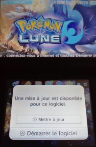 Ecran de lancement