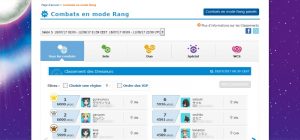 Accès au classement des Combats en mode Rang