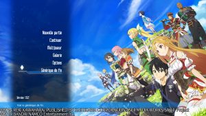 SAO HR Deluxe Edition Générique De Fin