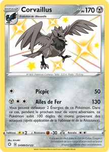 JCC Pokémon Epée Bouclier Destinées Radieuses Corvaillus