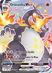 JCC Pokémon Epée Bouclier Destinées Radieuses Dracaufeu Vmax