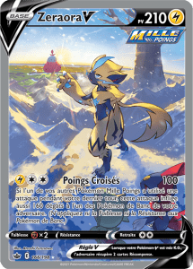 JCC Pokémon Epée Bouclier Règne De Glace Zeraora V