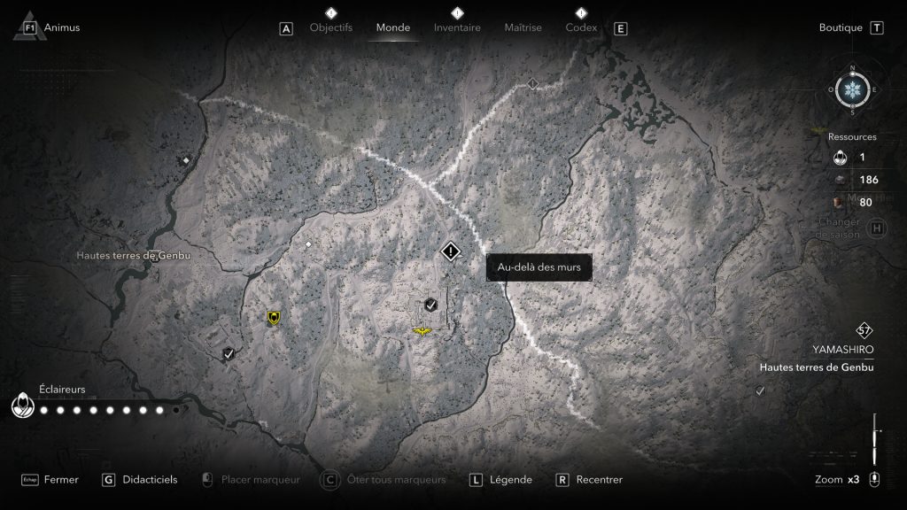 Quête Au-delà des murs