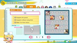 Hatsune Miku Logic Paint S+ - puzzles spéciaux